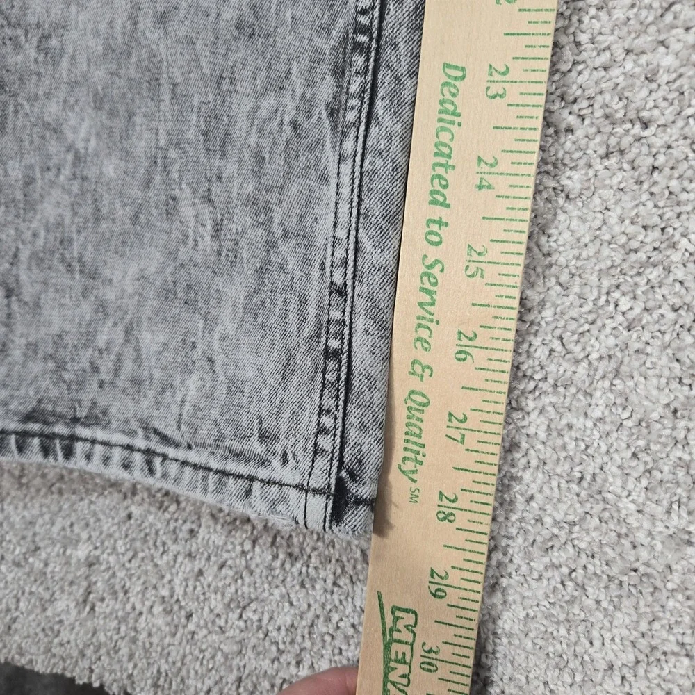 Levi's 569 Jeans Mens 32x30 Gray Acid Wash Relaxed Straight stretch denim